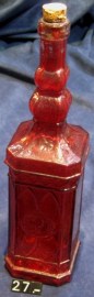 27 BOTELLA VIDRIO ROJO